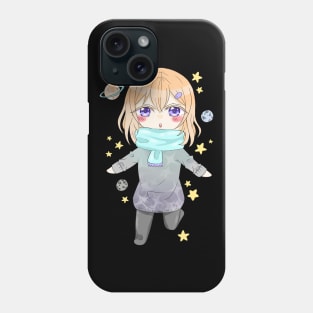 Manga space girl Phone Case