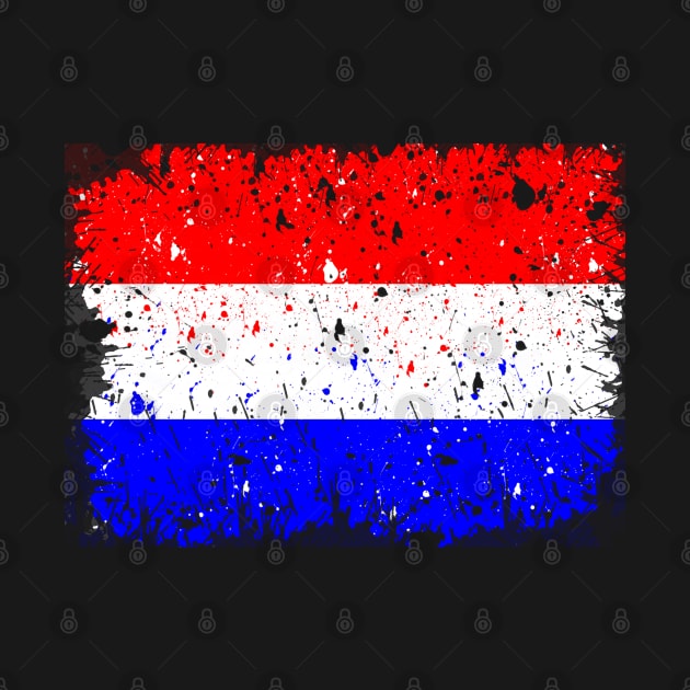 Netherlands flag by Amartwork