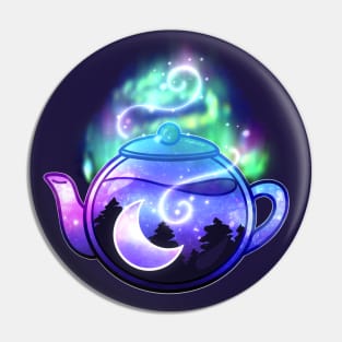 Aurora Borealis Teapot - Dreamy Aesthetic by heysoleilart Pin