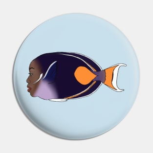 Achilles Tang Ladyfish Pin