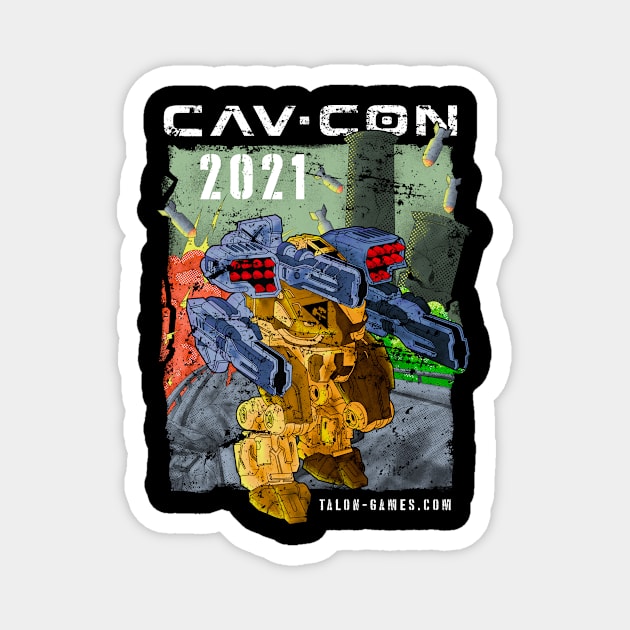 2021 CAV-CON BLACK Magnet by Talon Games