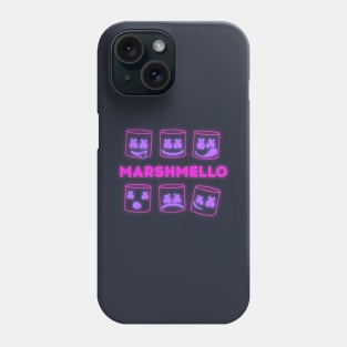 Marshmello Neon Smile / Synthwave Dream Phone Case