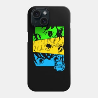 Kimetsu No Yaiba Demon Slayer Tanjiro Zenitsu Inosuke Phone Case