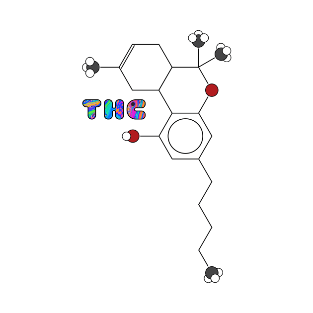 THC Molecule by SandroAbate