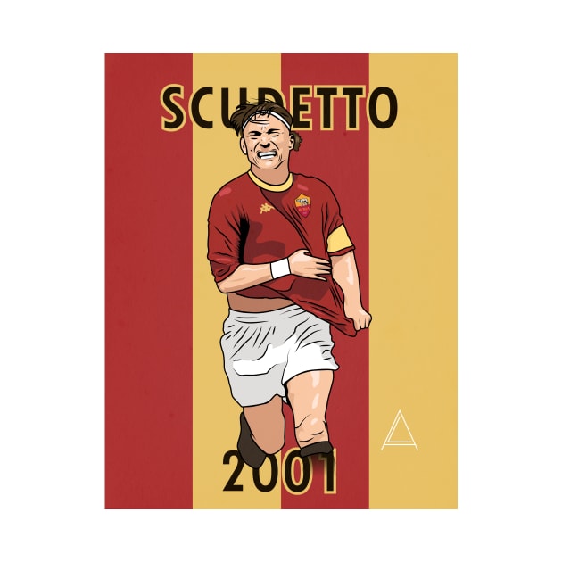 Scudetto 2000/2001 Totti's goal by Athilart