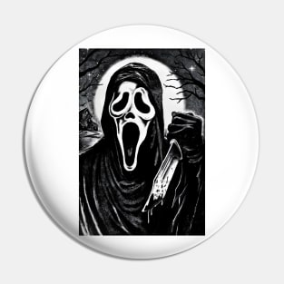 Ghostface Scream mask Pin