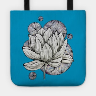 Lotus flower abstract V Tote