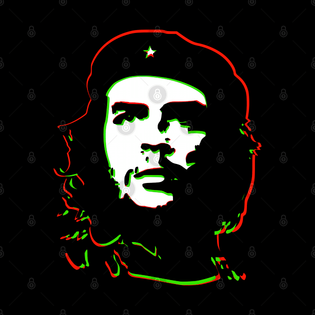 Che Guevara Rebel Cuban Guerrilla Revolution T-Shirt by HiDearPrint