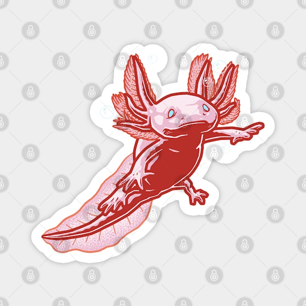 AXOLOTL Magnet by ejajanuar