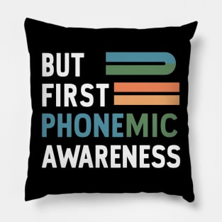 But First Phonemic Awareness Sounds to Reading Path Pillow