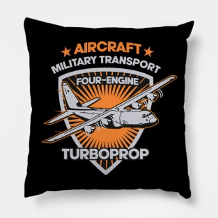 AIRCRAFT MILITARY TRANSPORT Pillow