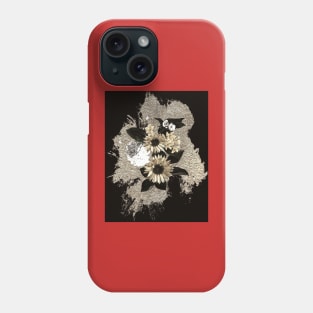 Silver Floral Bouquet Phone Case