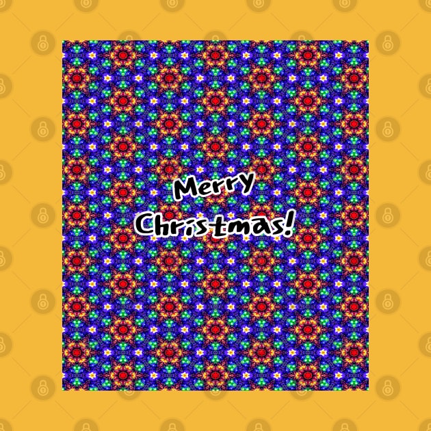 Sparkling Christmas tree pattern. by PatternFlower