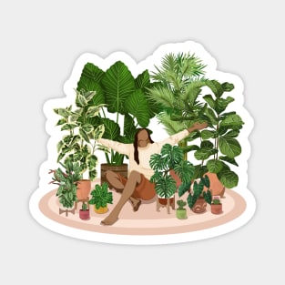 Plant lady 10 Magnet