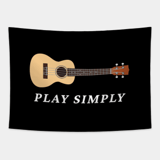 Play Simply Natural Ukulele Tapestry