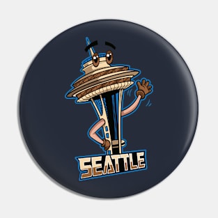 Seattle City Badge Pin