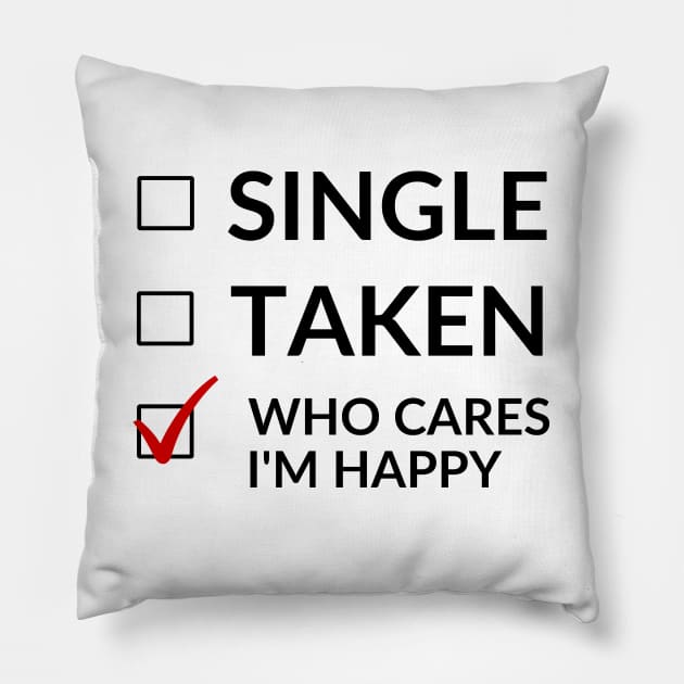 Single Taken Pillow by GR-ART