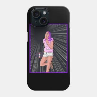 Summer Goth Skater Girl Phone Case