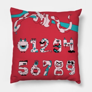 funny figures with different emotions Pillow