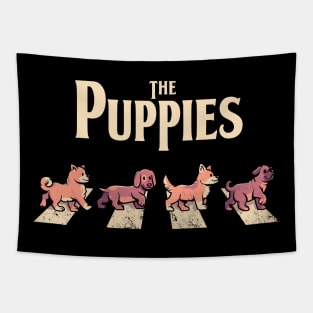 The Puppies - Cute Dog Band Gift Tapestry