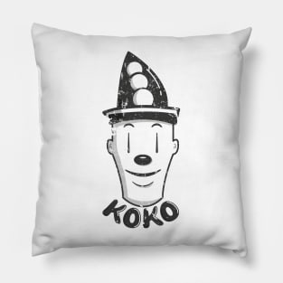 Koko the clown Pillow