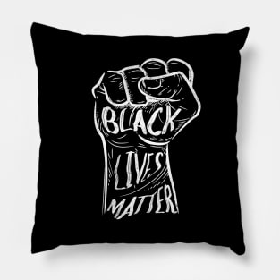 Black Lives Matter History Month Protest T-shirt Pillow