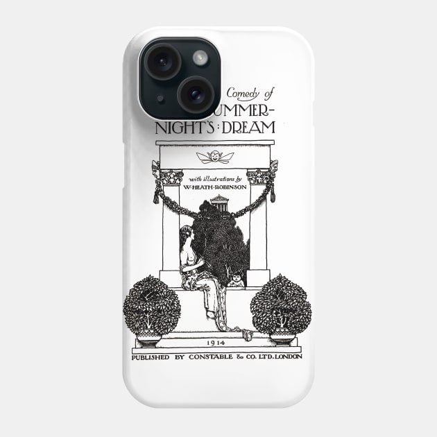 A Midsummer Night's Dream William Shakespeare Title Page Phone Case by buythebook86