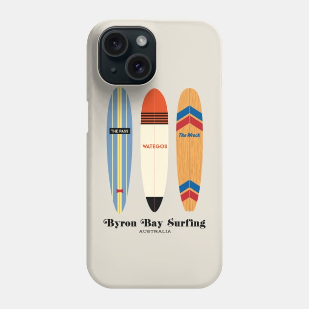 Byron Bay Surfing Australia Phone Case by RussellTateDotCom