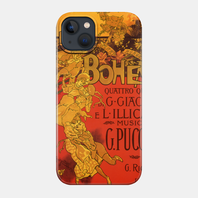 Vintage La Boheme Opera - Opera - Phone Case