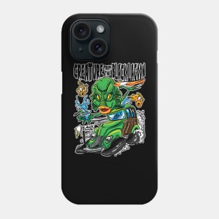 Creature from the Black Lagoon Hot Rod Phone Case