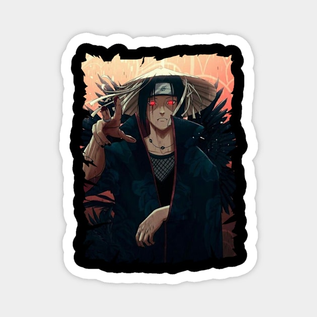 ITACHI UCHIHA MERCH VTG Magnet by funnymushroomz