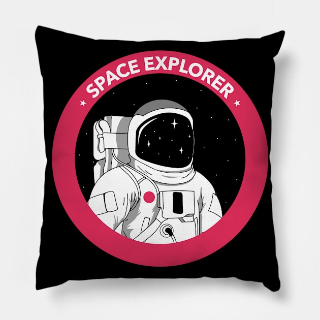 Space Explorer Pillow by ForEngineer