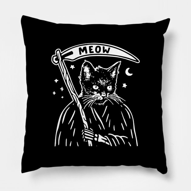 Scythe Cat Pillow by My Happy-Design