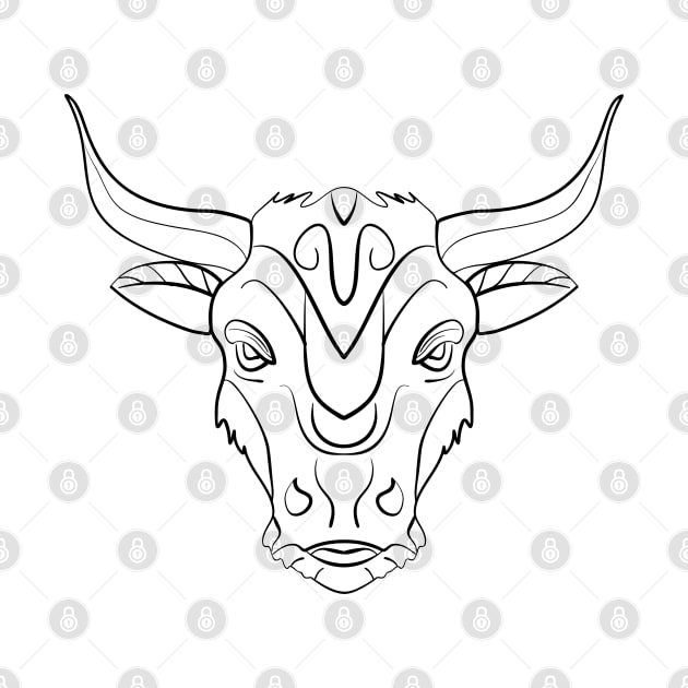 Tribal bull by tiver