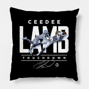 Ceedee Lamb Dallas Touchdown Catch Pillow