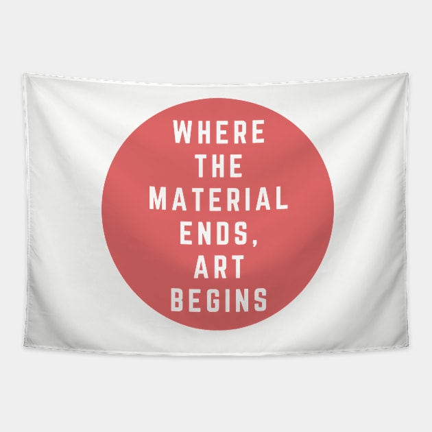 Where the material ends, art begins. Tapestry by bunlinked