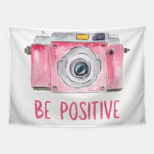 Be Positive!  Photography fans Tapestry