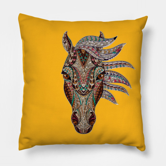 Horse Tribal Abstract Art Native American Geometric Horse Horse