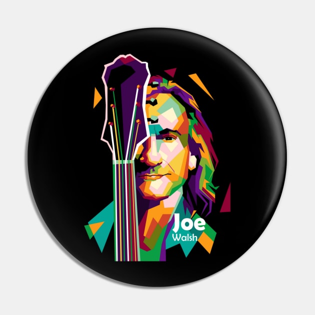 Joe Walsh In Pop Art Pin by animaperio pixel retro