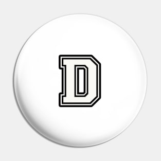 Varsity Liter D Pin