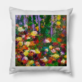 Wisteria and Roses Pillow