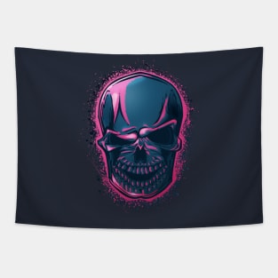 Pink Skull Tapestry