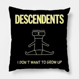 All-O-Gee Nostalgia Descendent Tees for Punk Enthusiasts Who Crave Iconic '80s Vibes Pillow