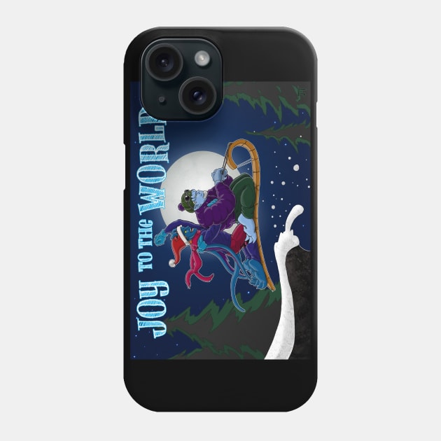 Joy To The World Phone Case by Twogargs