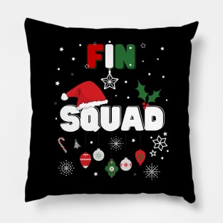 FIN Squad Festive Christmas Finance Accounting CPA Cute Pillow