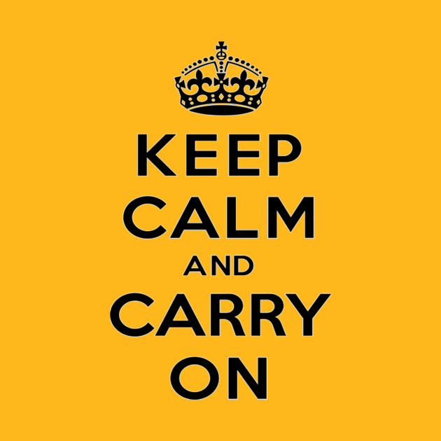 keep calm and carry on by HTTC