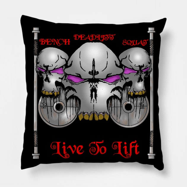 Trinity Pillow by Live To Lift