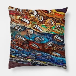 Asteroid Belt  in the Solar System Pillow