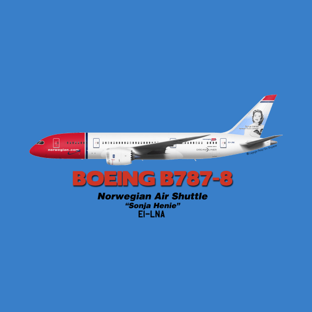 Boeing B787-8 - Norwegian Air Shuttle "Sonja Henie" by TheArtofFlying