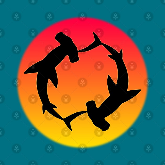 Hammerheads Sunset by Altered Vision Graphics